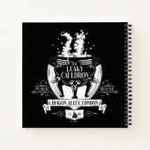 水漏れ釜™ショップグラフィック ノートブック (裏面)