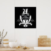 水漏れ釜™ショップグラフィック ポスター (キッチン)