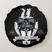 水漏れ釜™ショップグラフィック ラウンドクッション (裏面)