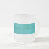 水漕のReb Zalmanの天恵 フロストグラスマグカップ (正面右)