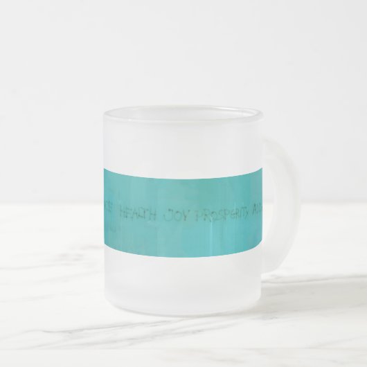 水漕のReb Zalmanの天恵 フロストグラスマグカップ (正面右)