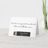 水潜り鳥およびベビー-あなたの考えること カード (裏面)