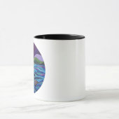 水潜り鳥が付いているマグ マグカップ (中央)