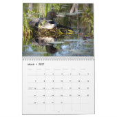 水潜り鳥のカレンダー カレンダー (3月 2027)