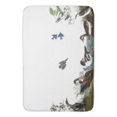 水潜り鳥のブルーバードの鳥の野性生物動物のバス・マット バスマット (正面縦)