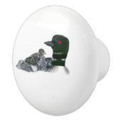 水潜り鳥のベビー船上に セラミックノブ (右)