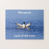 水潜り鳥の土地 ジグソーパズル (横)