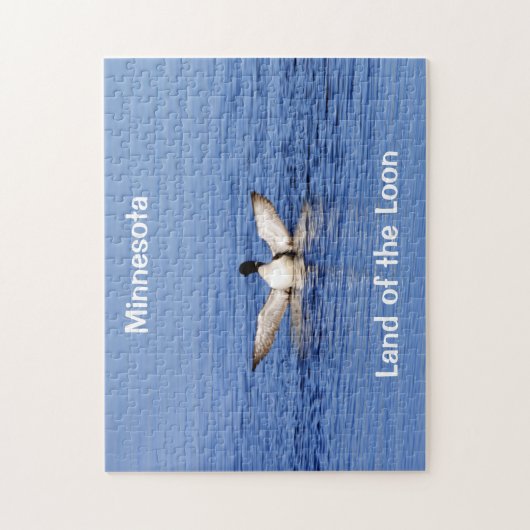 水潜り鳥の土地 ジグソーパズル (縦)