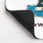 水潜り鳥の常習者 マウスパッド (コーナー)