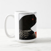 水潜り鳥の狂気のマグ コーヒーマグカップ (左)