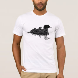 水潜り鳥のTシャツ Tシャツ