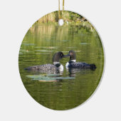 水潜り鳥 セラミックオーナメント (左)