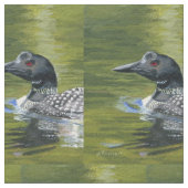 水潜り鳥 ファブリック (クローズアップ)