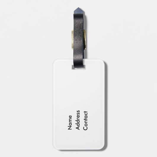 水潜り鳥 ラゲッジタグ (裏面縦)