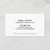 水濾過業務用カード 名刺 (裏面)