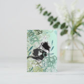 "水火"のぽっちゃりしたカード 名刺 (スタンド正面)