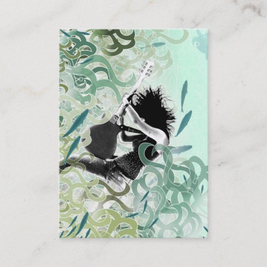 "水火"のぽっちゃりしたカード 名刺 (正面)