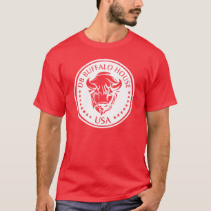 水牛のシール Tシャツ