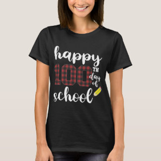 水牛のプラー先生のための学校の幸せな100日 Tシャツ