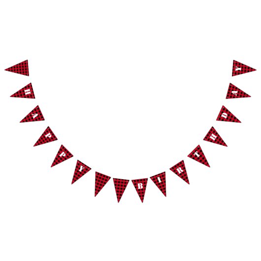 水牛のプレイド バンティングフラッグ (全)