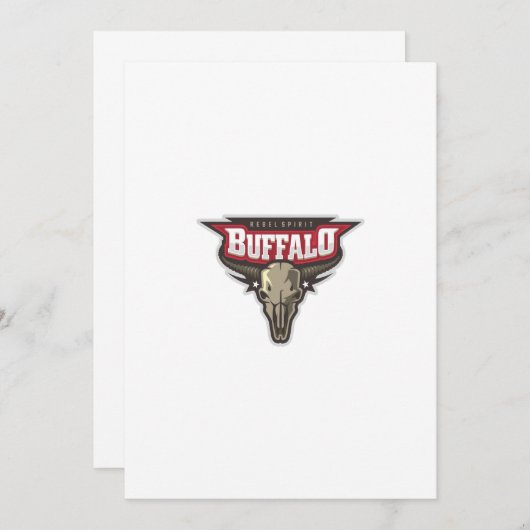 水牛の反逆者 招待状 (正面/裏面)