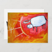 水牛の太陽 ポストカード (正面/裏面)