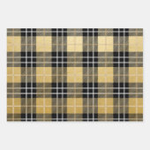 水牛の格子模様 ラッピングペーパーシート (正面3)