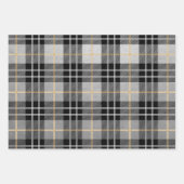 水牛の格子模様 ラッピングペーパーシート (正面2)