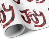 水牛の白く塗られた木材の喜び ラッピングペーパー (ロールコーナー)