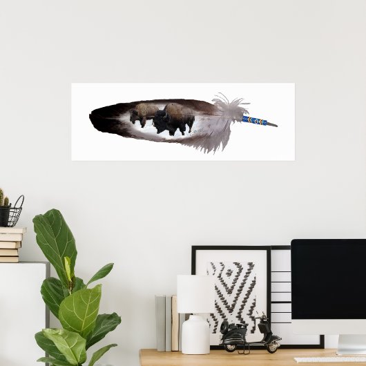 水牛の精霊 ポスター (ホームオフィス)