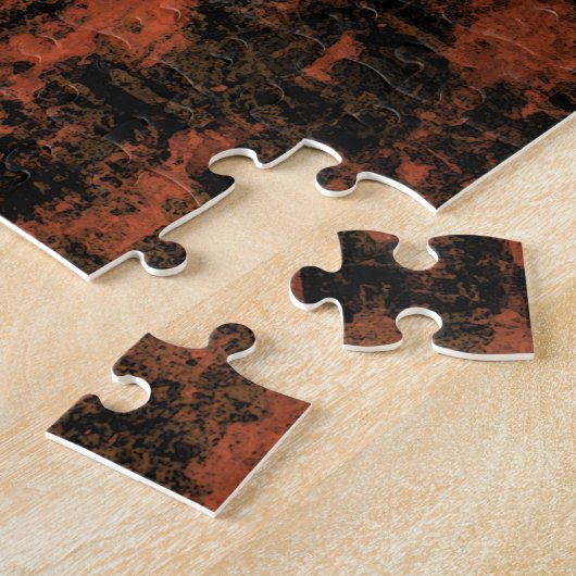 水牛の野生動物の素晴らし芸術 ジグソーパズル (側面)