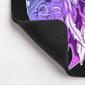 水牛の頭とインディアンのアドレス マウスパッド (コーナー)