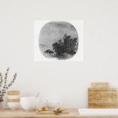 水牛の風景、宋王朝 ポスター (キッチン)