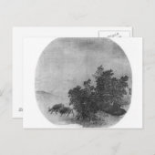 水牛の風景、宋王朝 ポストカード (正面/裏面)