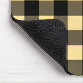 水牛の黒と黄色 マウスパッド (コーナー)