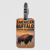 水牛アットサンセット ラゲッジタグ (正面縦)