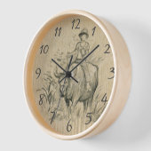 水牛キッド中国のオックス年誕生日WC1 壁時計 (傾斜)