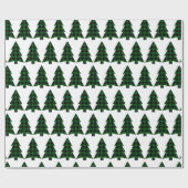 水牛チェックパイン素朴木 ラッピングペーパー (フラット)