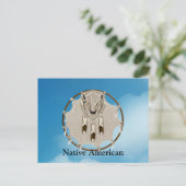 水牛ドリームキャッチャー葉書 ポストカード (スタンド正面)