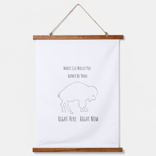 水牛ビルスタペストリー 吊り下げ型タペストリー (正面)