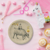 水牛中国の子牛2021年PP ペーパープレート (パーティー)