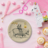 水牛中国の子牛2021年PP ペーパープレート (パーティー)