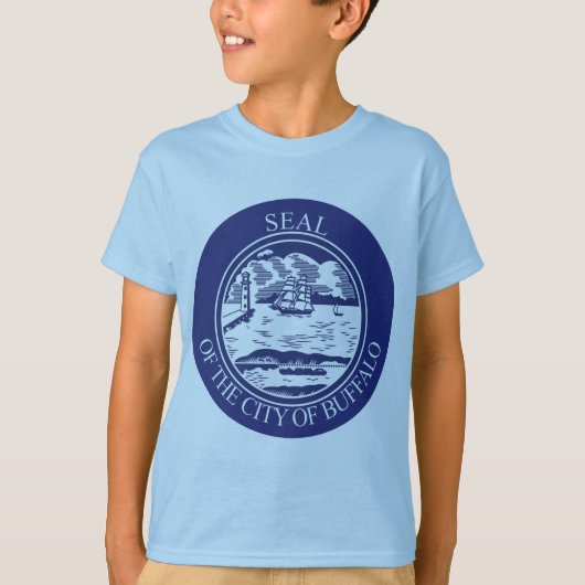 水牛都市シール Tシャツ (正面)