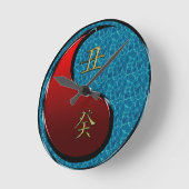 水牛 ラウンド壁時計 (傾斜)