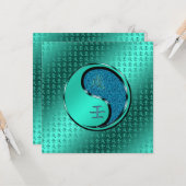 水犬の年 カード (正面/裏面インサイチュ)