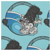 水犬の新しい ファブリック (クローズアップ)