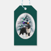水犬スペインののクリスマス ギフトタグ (裏面)