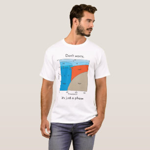 水状態図のTシャツ Tシャツ