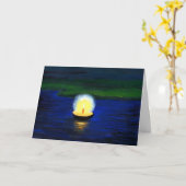 水独身ののグリーティン絵画グ・カードに依存 カード (黄色い花)