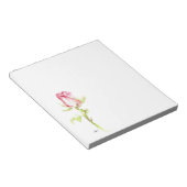 水独身の色ピンクレッドローズハンド色彩の鮮やか ノートパッド (アングル)